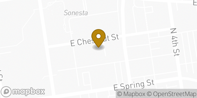 Map showing the location of CubeSmart Self Storage in Columbus, OH 43215