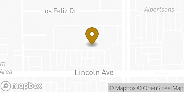 Map showing the location of Amazon Locker - Afterglow in Buena Park, CA 90620