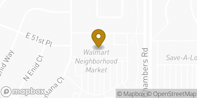 Map showing the location of Walmart Neighborhood Market in Denver, CO 80239
