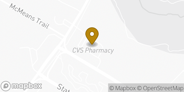 Map showing the location of ATM CVS in Austin, TX