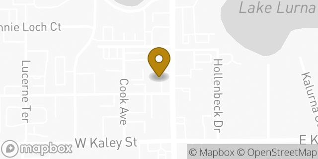 Map showing the location of Subway in Orlando, FL 32806