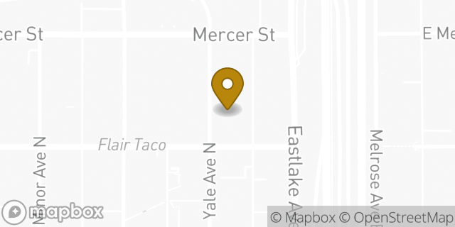 Map showing the location of The UPS Store in Seattle, WA 98109