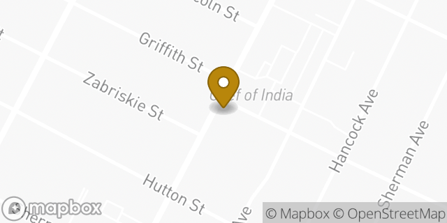 Map showing the location of Dunkin' in Jersey City, NJ 07307