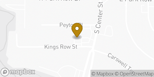 Map showing the location of Amazon Locker - Tarantella in Arlington, TX 76010