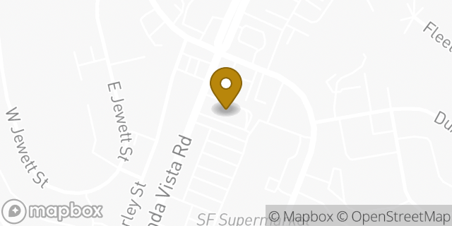 Map showing the location of McDonald's in San Diego, CA 92111
