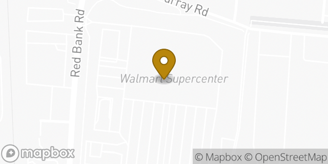 Map showing the location of Walmart in Fairfax, OH 45227