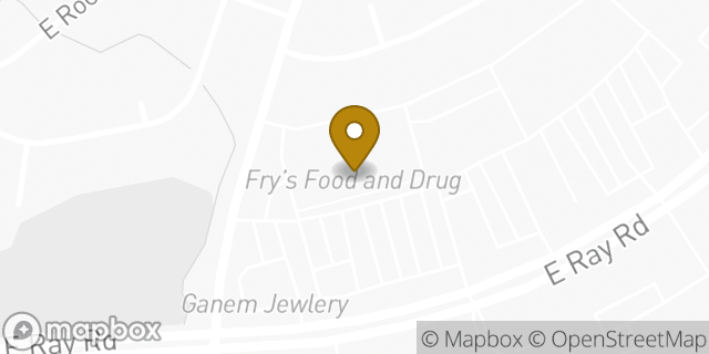 Map showing the location of Starbucks Coffee Company in Phoenix, AZ 85044