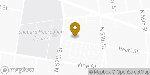 Map showing the location of Amazon Locker - Satellite in Philadelphia, PA 19139
