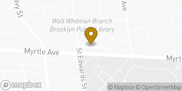 Map showing the location of Amazon Locker - Awa in Brooklyn, NY 11205