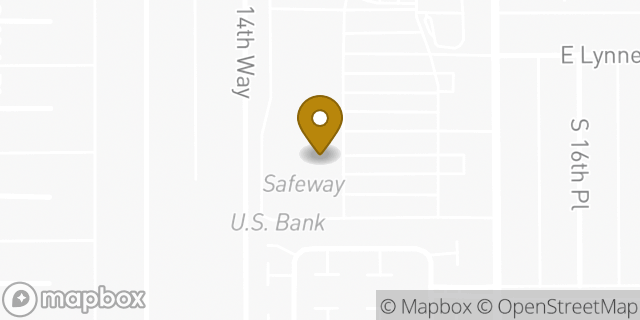 Map showing the location of Safeway in Phoenix, AZ 85042