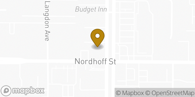 Map showing the location of Amazon Locker - Beller in North Hills, CA 91343