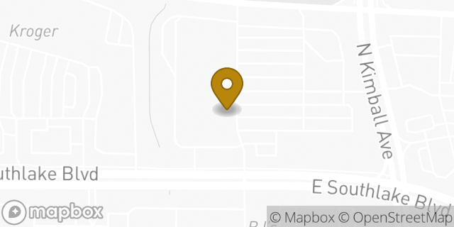 Map showing the location of Amazon Locker - Tille in Southlake, TX 76092