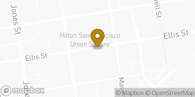 Map showing the location of Enterprise Rent-A-Car in San Francisco, CA 94102