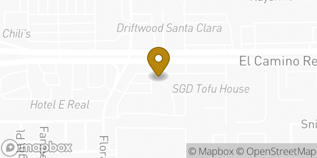 Map showing the location of Walgreens in Santa Clara, CA 95051