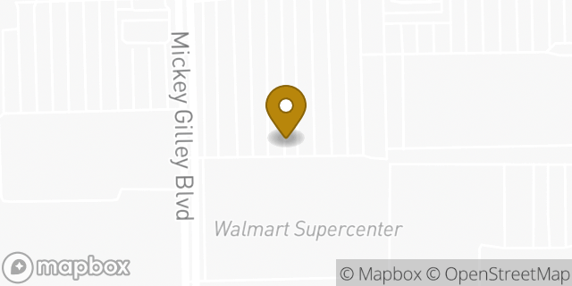 Map showing the location of Walmart Supercenter in Pasadena, TX 77505