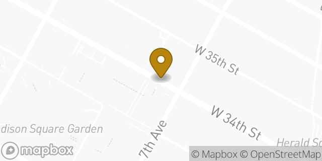 Map showing the location of McDonald's in New York, NY 10001