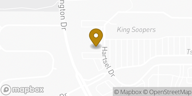 Map showing the location of Hertz in Colorado Springs, CO 80920
