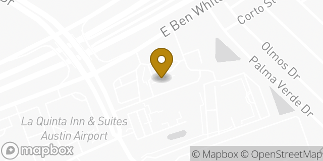 Map showing the location of Amazon Locker - Cenzino in Austin, TX 78744