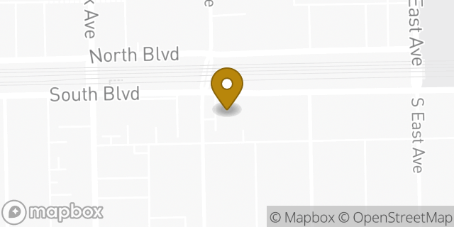 Map showing the location of Amazon Locker - Sausage in Oak Park, IL 60302