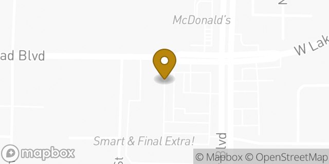 Map showing the location of Amazon Locker - Endure in Las Vegas, NV 89108