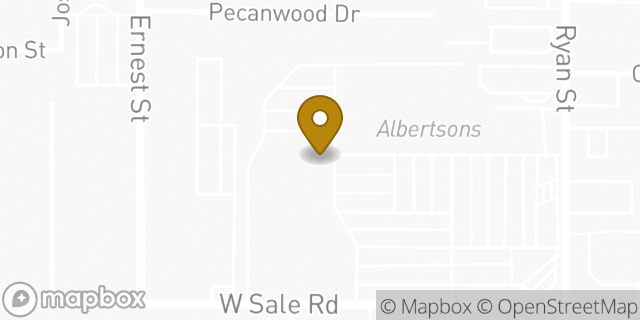 Map showing the location of Planet Fitness in Lake Charles, LA 70605