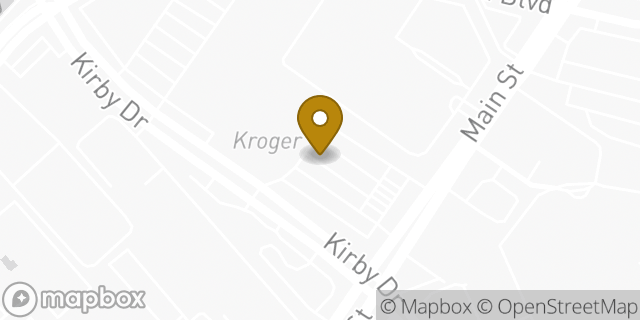Map showing the location of ATM Kroger in Houston, TX 77030