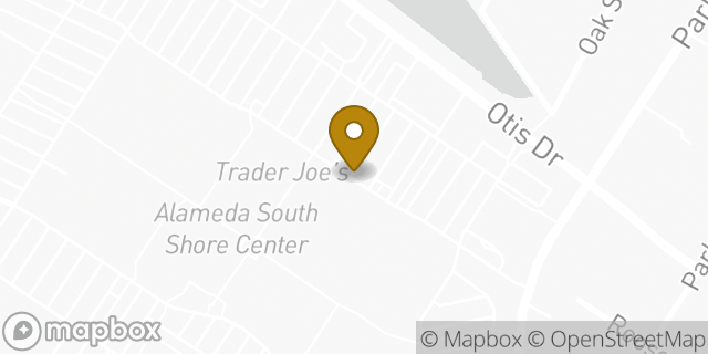 Map showing the location of Coinme in Alameda, CA 94501
