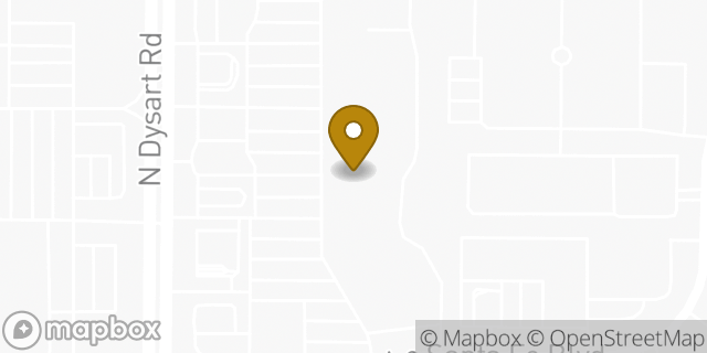 Map showing the location of FedEx ShipSite in Avondale, AZ 85392