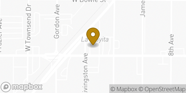 Map showing the location of Amazon Locker - Chip in FORT WORTH, TX 76110