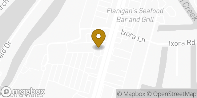 Map showing the location of McDonald's in North Miami, FL 33181