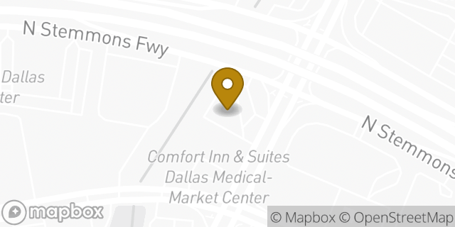 Map showing the location of Subway in Dallas, TX 75247