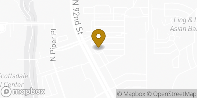 Map showing the location of Starbucks in Scottsdale, AZ 85260
