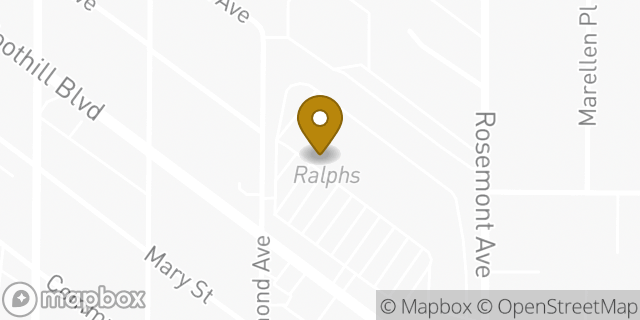 Map showing the location of Starbucks in La Crescenta, CA 91214