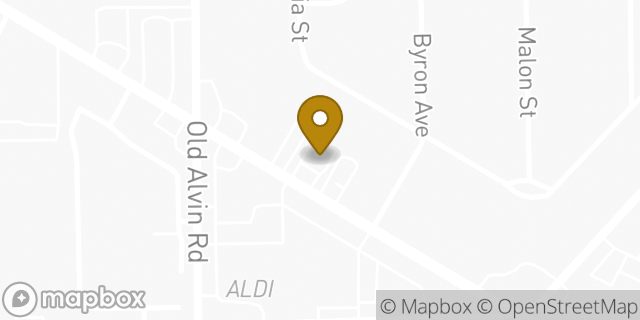 Map showing the location of Subway in Pearland, TX 77581