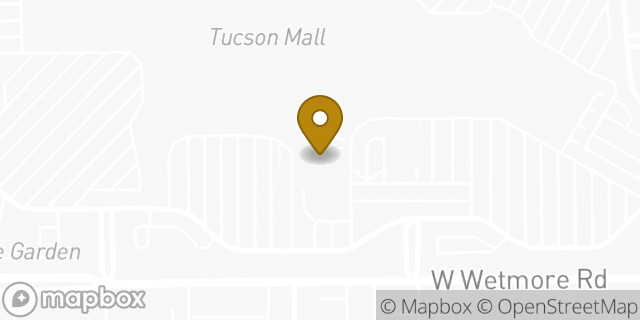 Map showing the location of REI in Tucson, AZ 85705