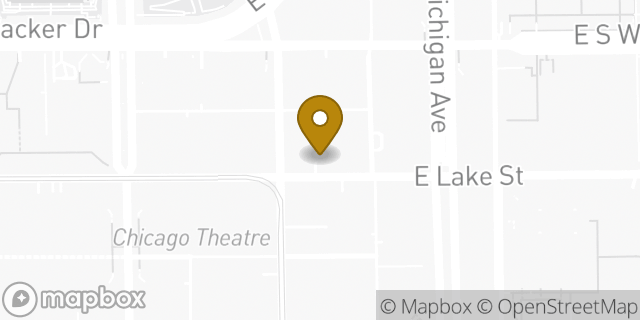 Map showing the location of Amazon Locker - Cordelia in Chicago, IL 60601