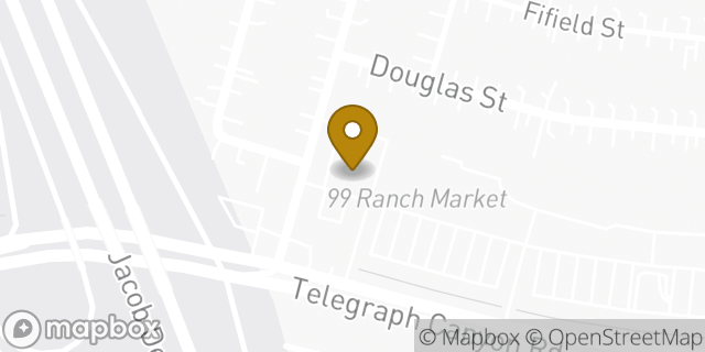 Map showing the location of Chase Bank in Chula Vista, CA 91910