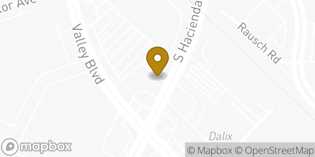 Map showing the location of Starbucks in City of Industry, CA 91745