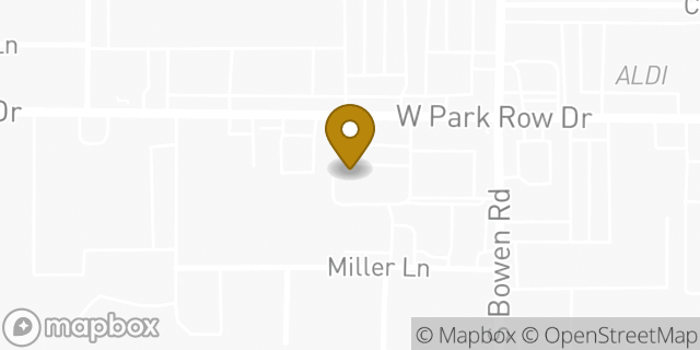 Map showing the location of Subway in Pantego, TX 76013