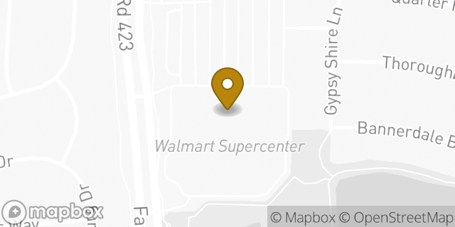 Map showing the location of Walmart in Frisco, TX 75036