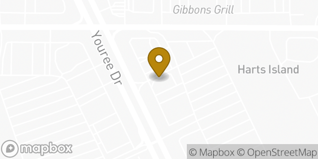 Map showing the location of Starbucks in Shreveport, LA 71105