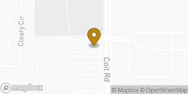 Map showing the location of Chase Bank in Dallas, TX 75248