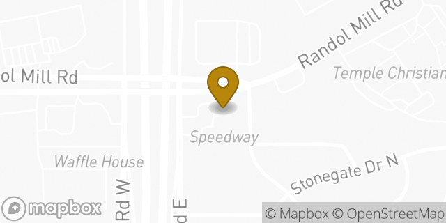 Map showing the location of Amazon Locker - Podcast in Fort Worth, TX 76120