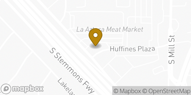 Map showing the location of Enterprise Rent-A-Car in Lewisville, TX 75057