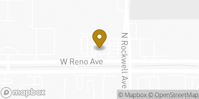 Map showing the location of Amazon Locker - Iceberg in Oklahoma City, OK 73127
