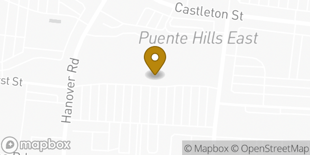 Map showing the location of Starbucks in City of Industry, CA 91748