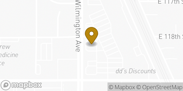 Map showing the location of McDonald's in Los Angeles, CA 90059