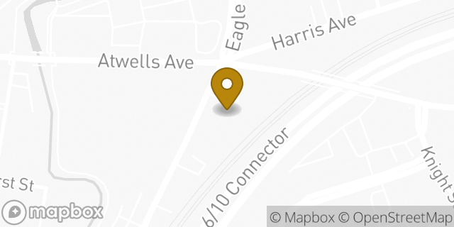 Map showing the location of Amazon Locker - Pasta in Providence, RI 02909