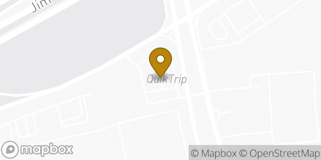 Map showing the location of QuikTrip in Fort Worth, TX 76106