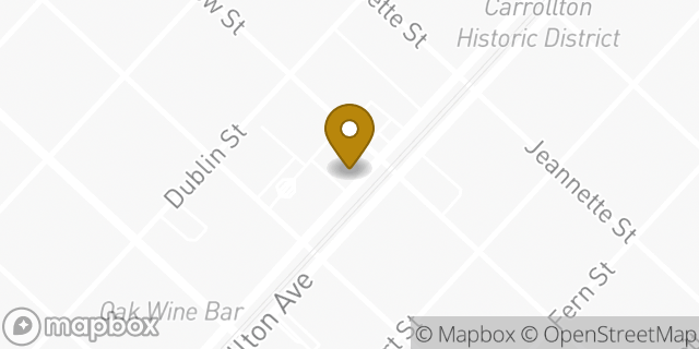 Map showing the location of Subway in New Orleans, LA 70118
